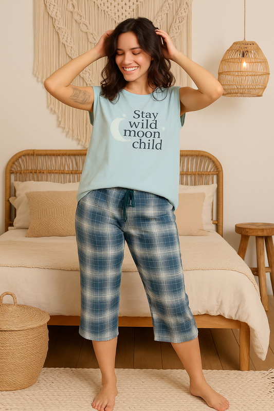 Summer women pajama smile permoda