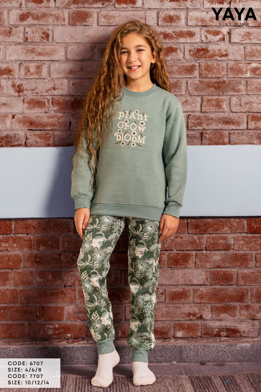 Winter girl pajama yaya 6707-7707
