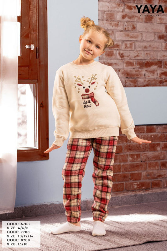 Winter girl pajama yaya 6708-7708