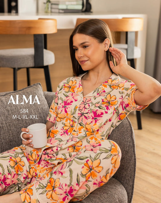 Summer women pajama alma pant