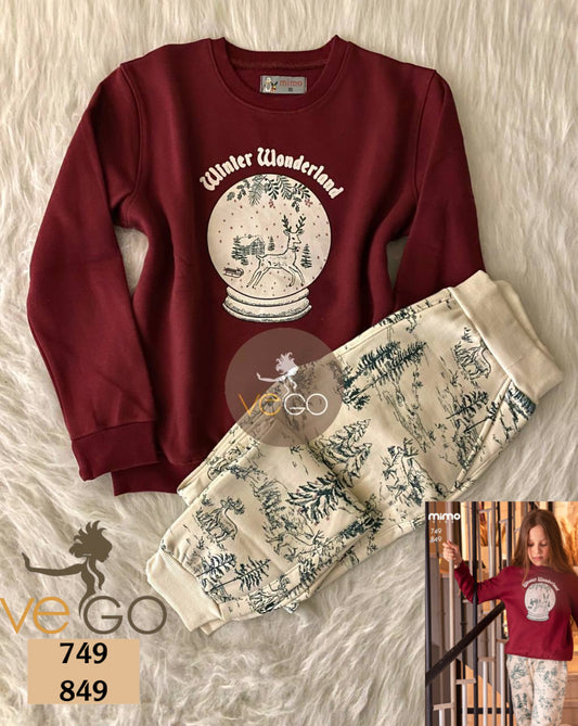 Winter girl pajama mimo 749-849