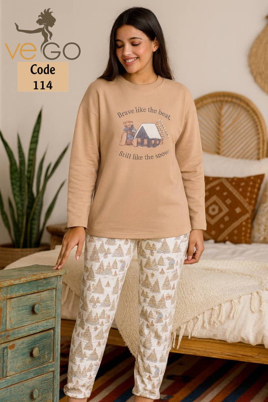 Winter women pajama fruta 114