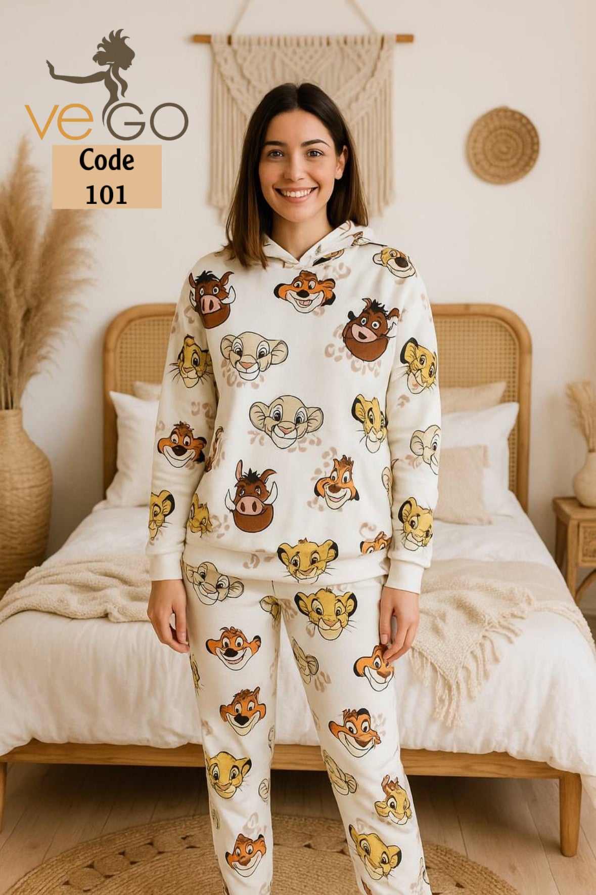 Winter women pajama fruta 101