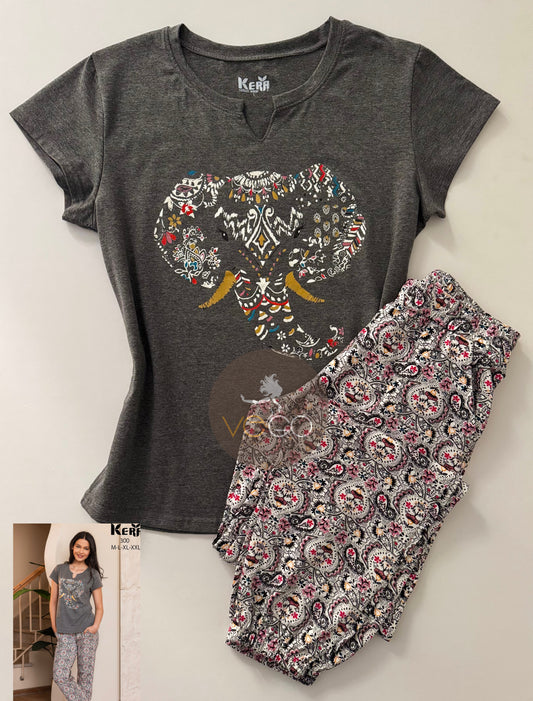 Summer women pajama kera pant