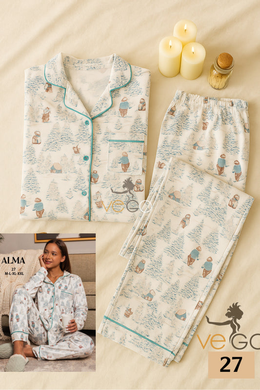Winter women pajama alma 27
