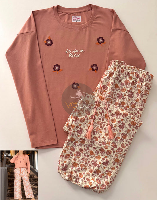Summer women pajama yaya long sleeve