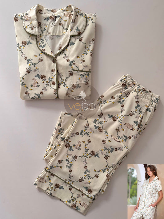 Summer women pajama fruta pant
