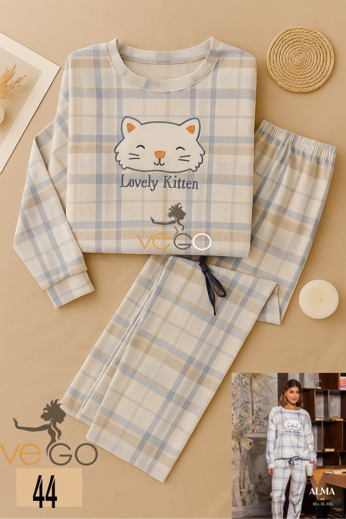 Winter women pajama alma 44