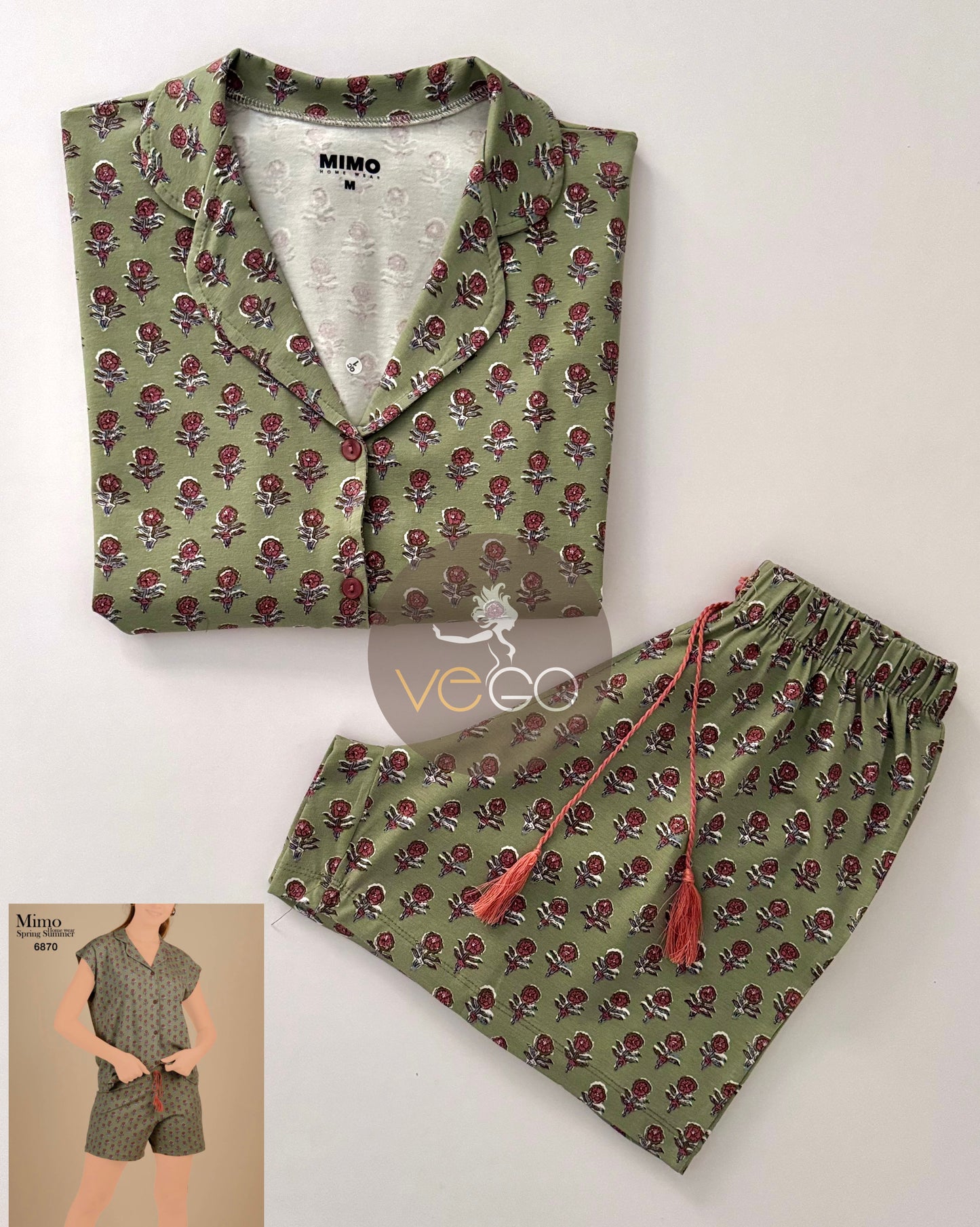 Summer women pajama mimo