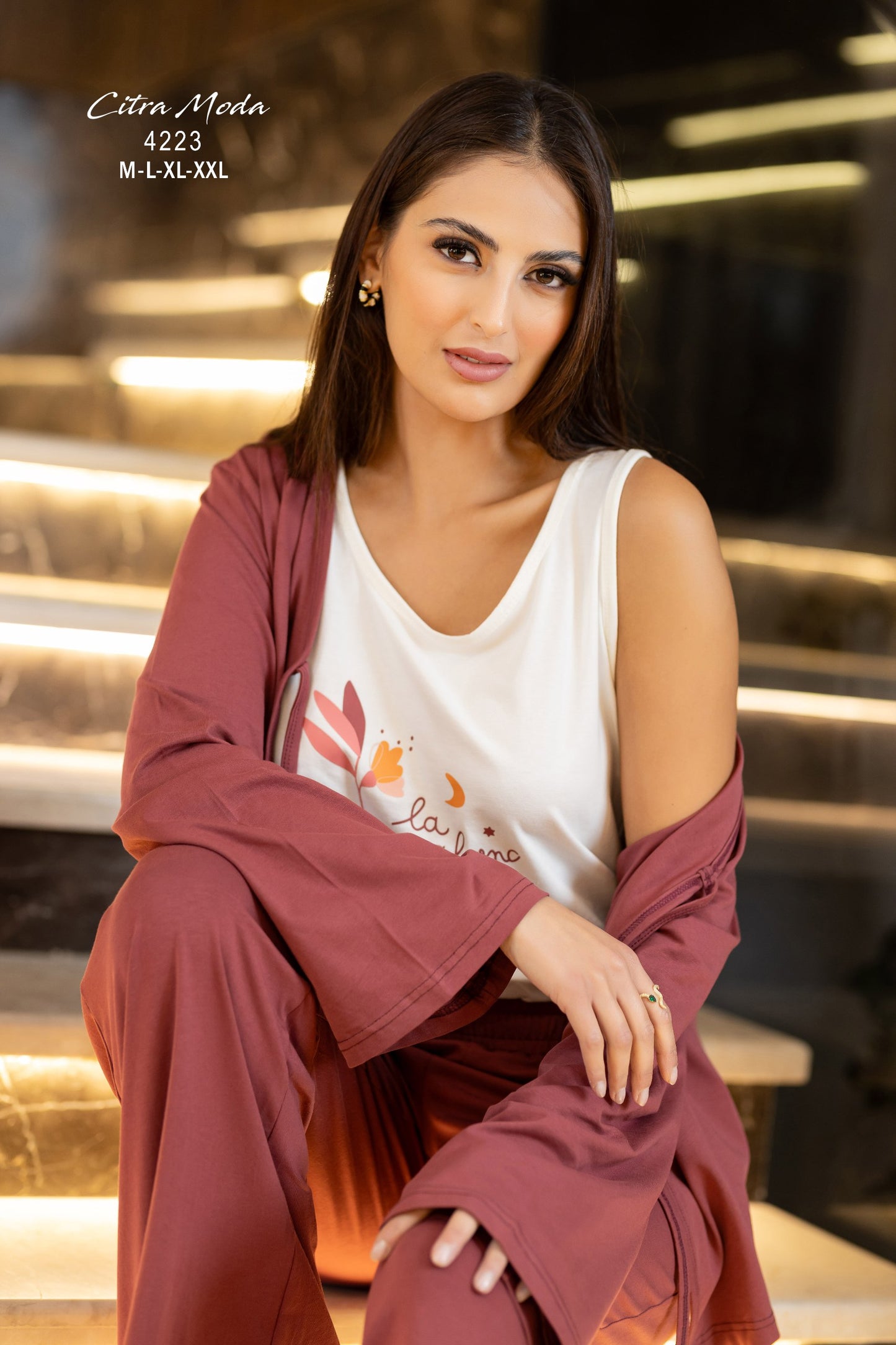 Summer women pajama citra moda pant