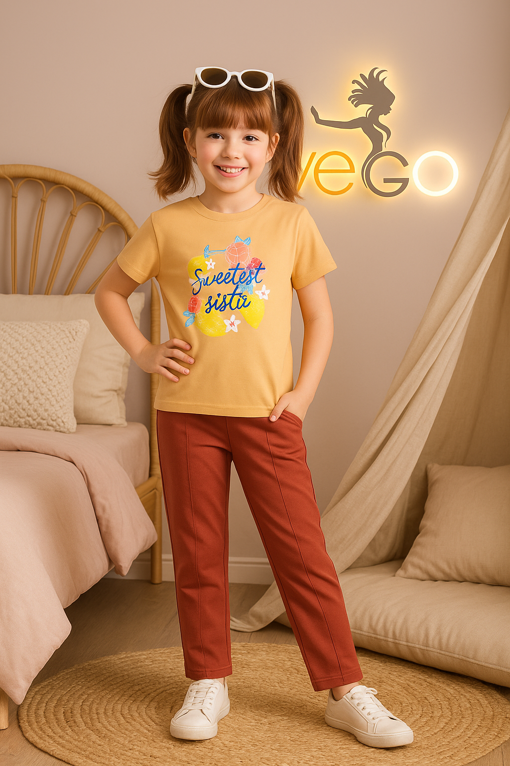 Summer girl pajama سمايل