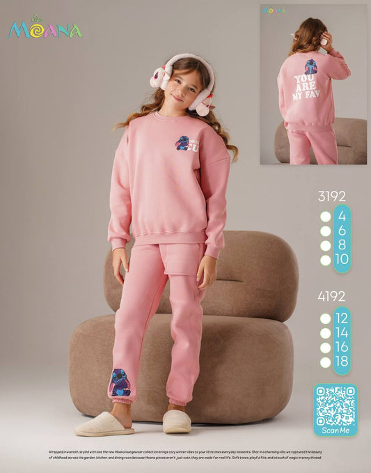 Winter girl pajama moana 3192-4192