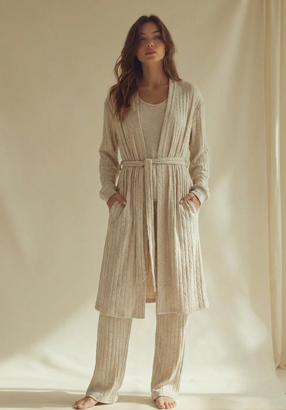 Winter women pajama smile 7230