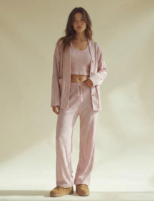 Winter women pajama smile 7231