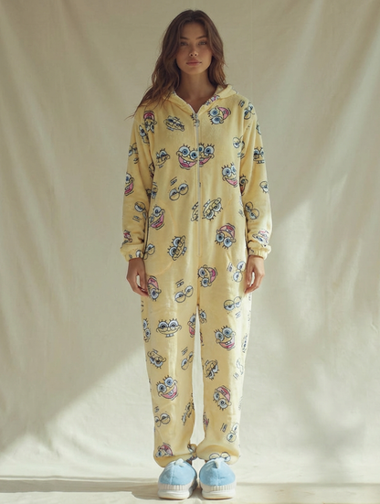 Winter women jumpsuit smile 8219