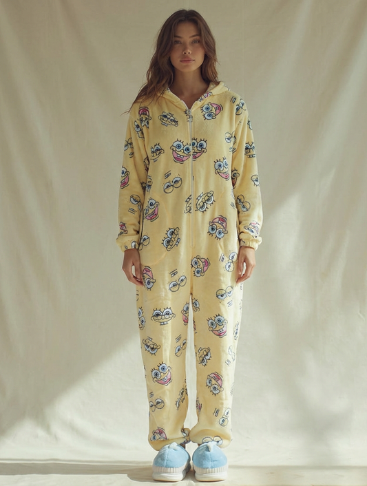 Winter women jumpsuit smile 8219