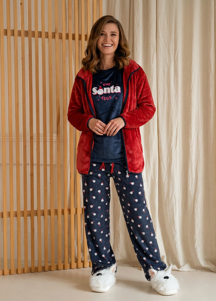 Winter women pajama smile 7206 - 7209
