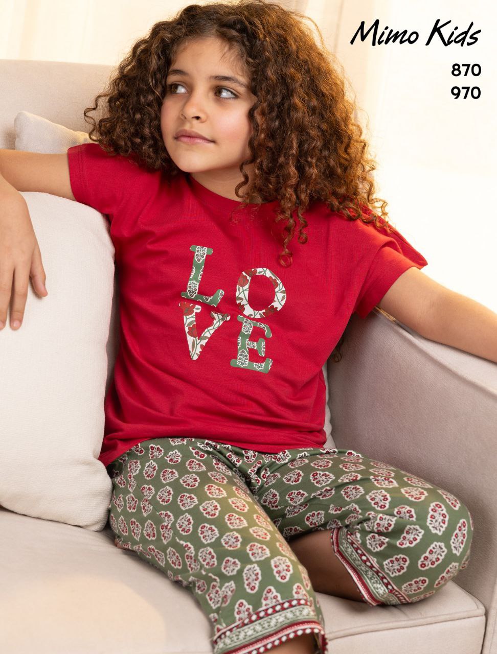 Summer girl pajama mimo 870-970