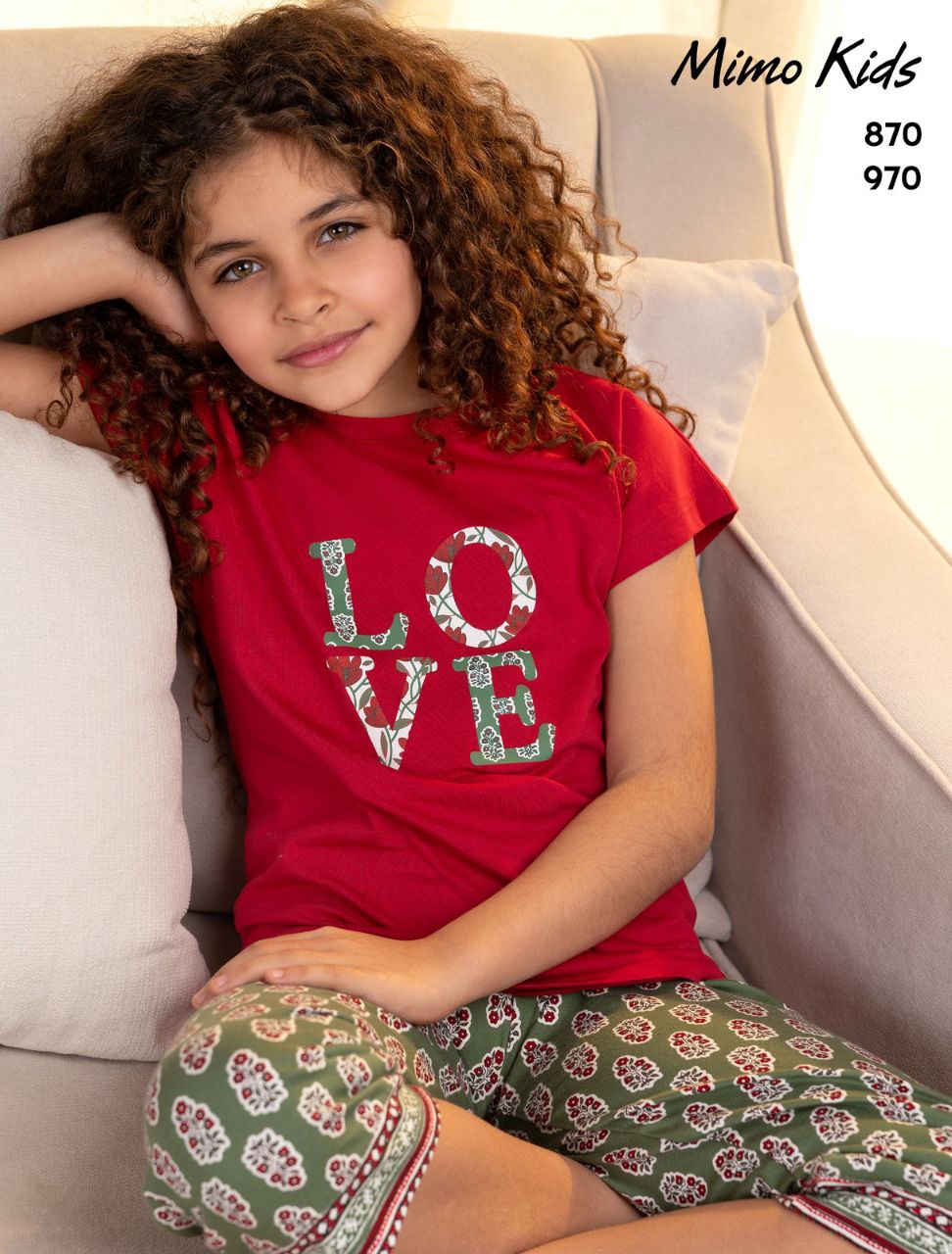 Summer girl pajama mimo 870-970