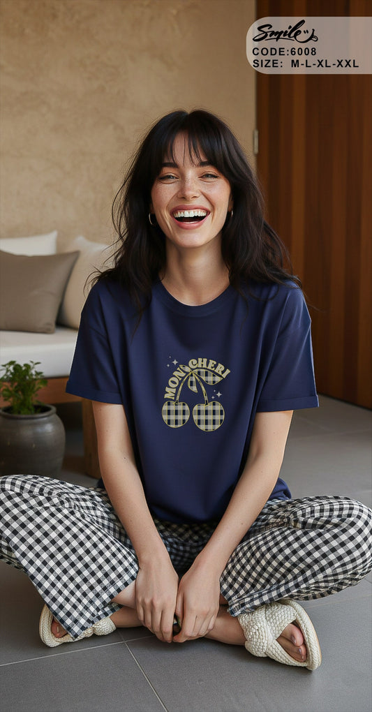 Summer women pajama smile pant 6008