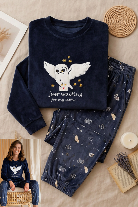 Winter women pajama smile 6300