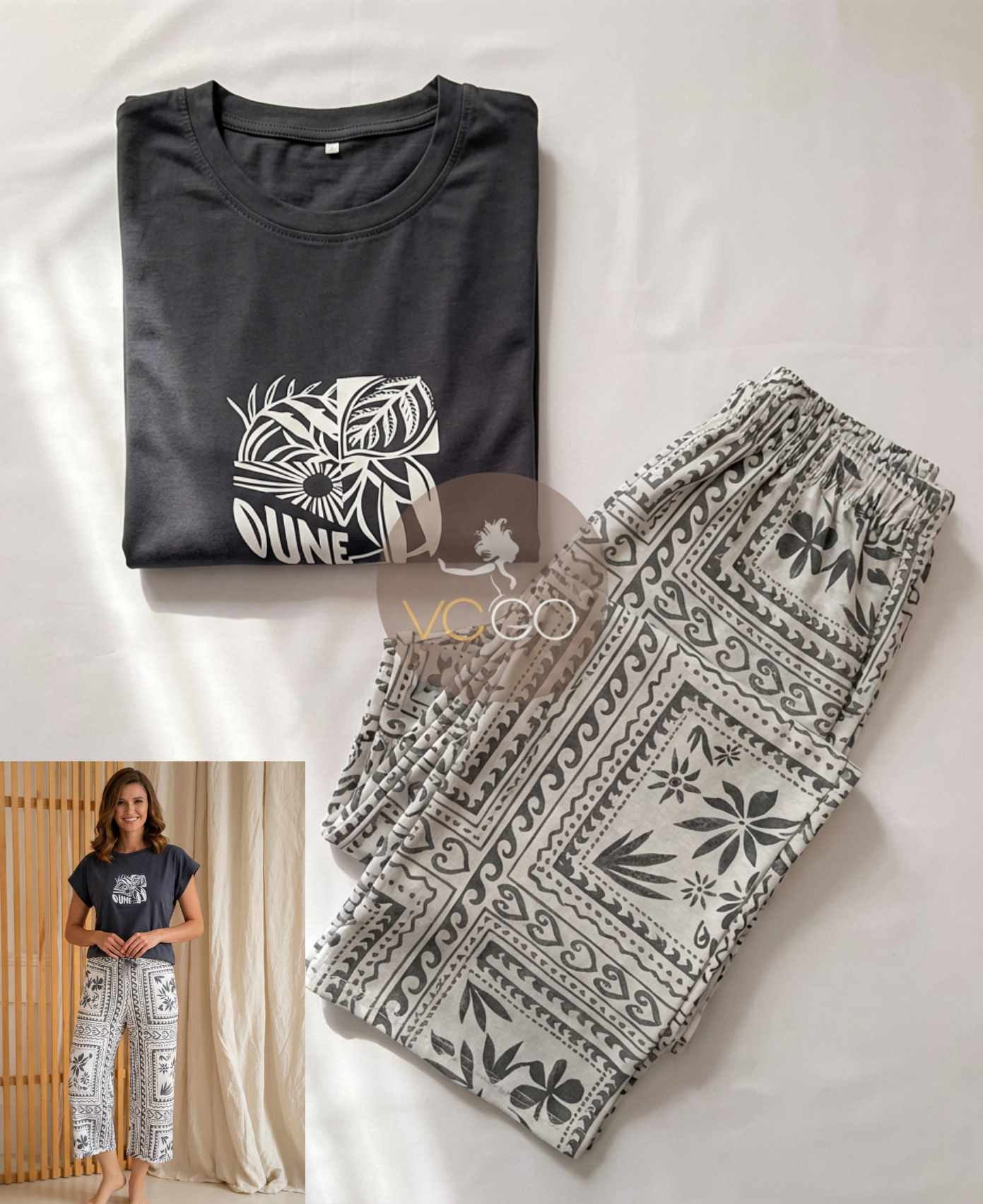 Summer women pajama yaya permoda 1519