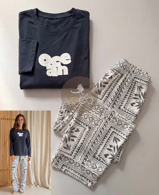 Summer women pajama yaya long sleeves 1518