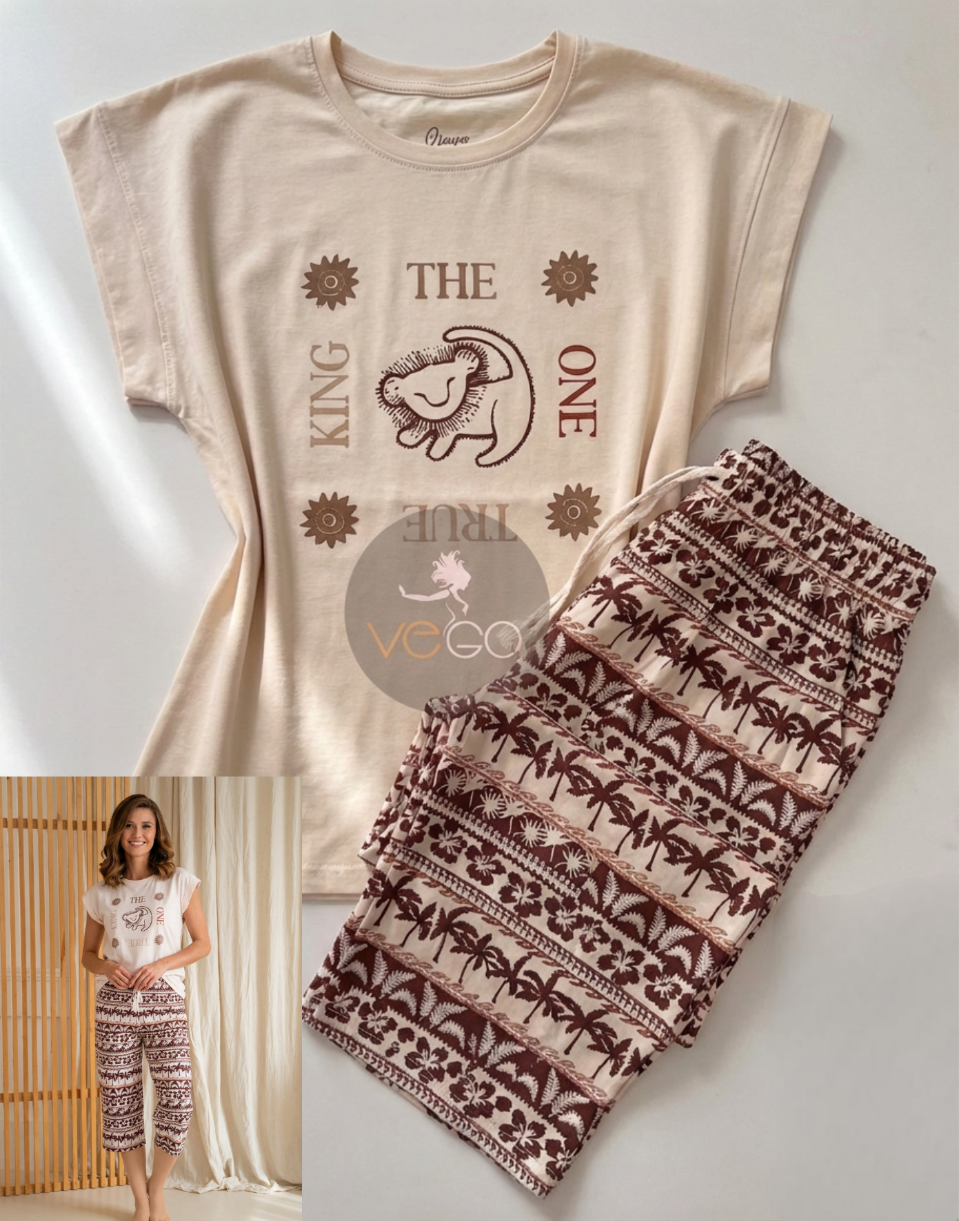 Summer women pajama yaya permoda 1551