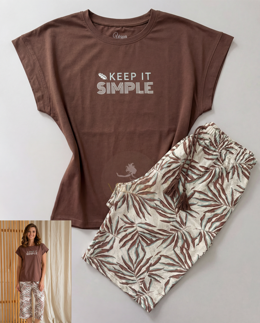 Summer women pajama yaya permoda 1507