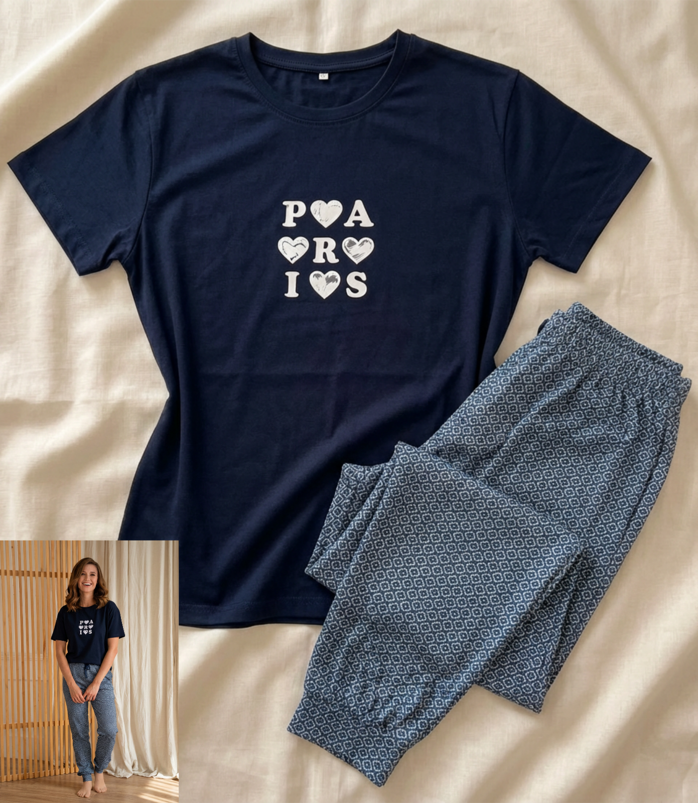 Summer women pajama yaya pant 1537