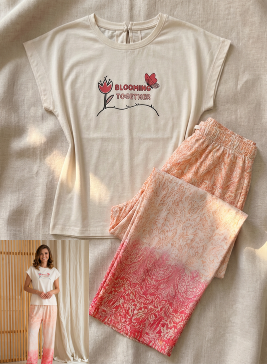 Summer women pajama smile pant 6103-9103