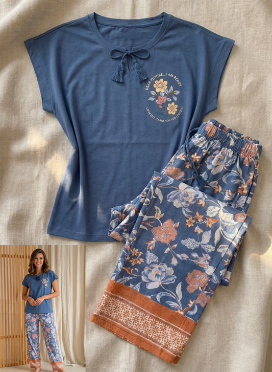 Summer women pajama smile pant 6063