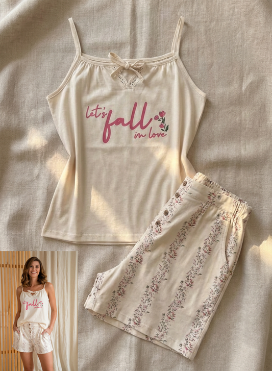 Summer women pajama fruta short 309