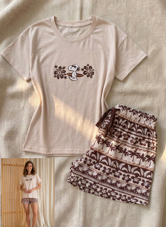 Summer women pajama yaya short 1550