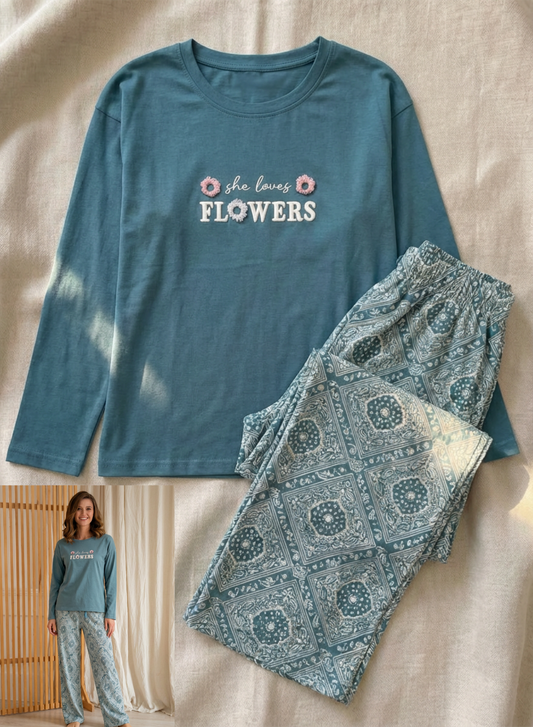 Summer women pajama yaya long sleeves 1508