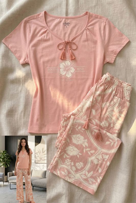 Summer women pajama smile pant 6033-9033