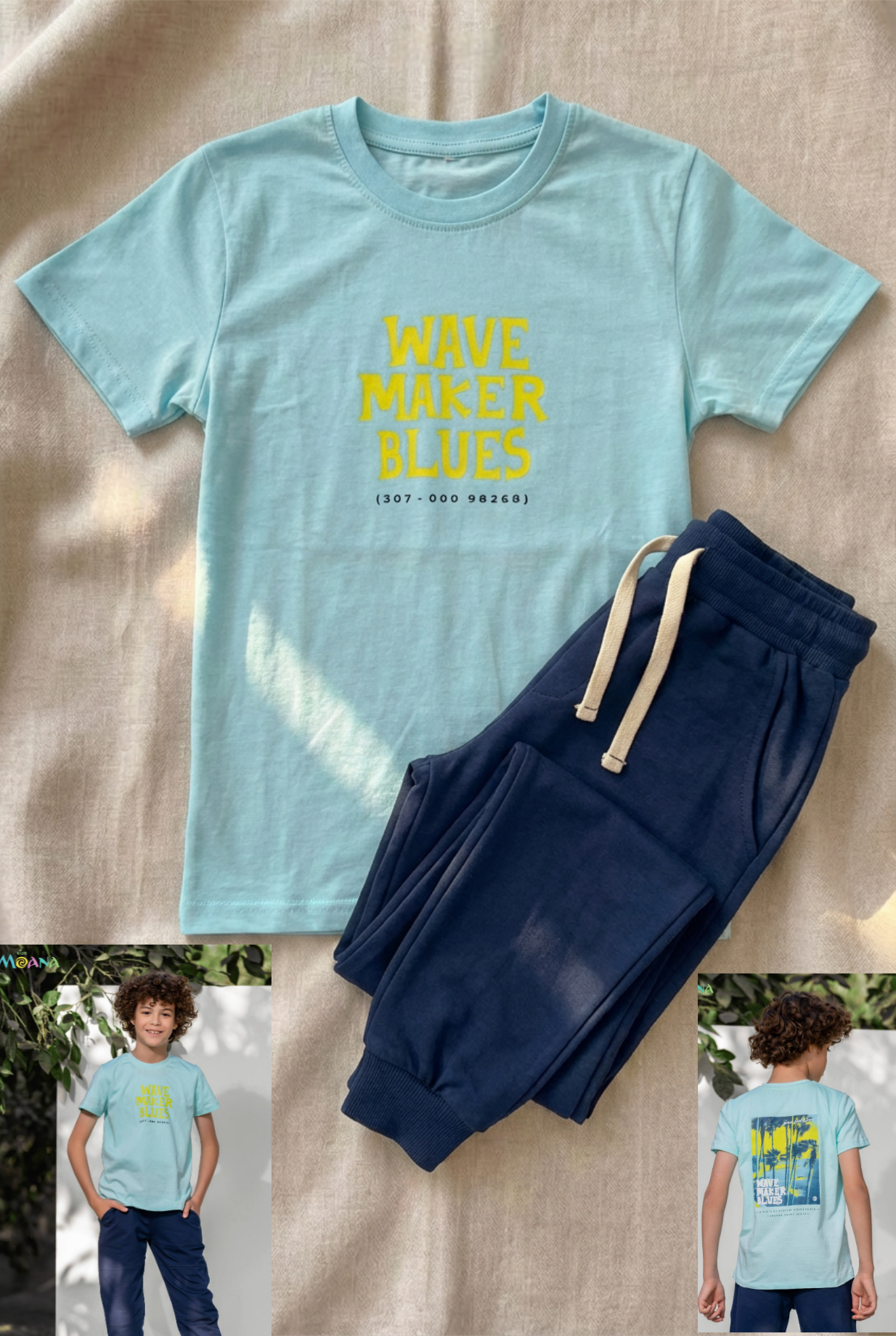 Summer boy pajama moana 1566-2566