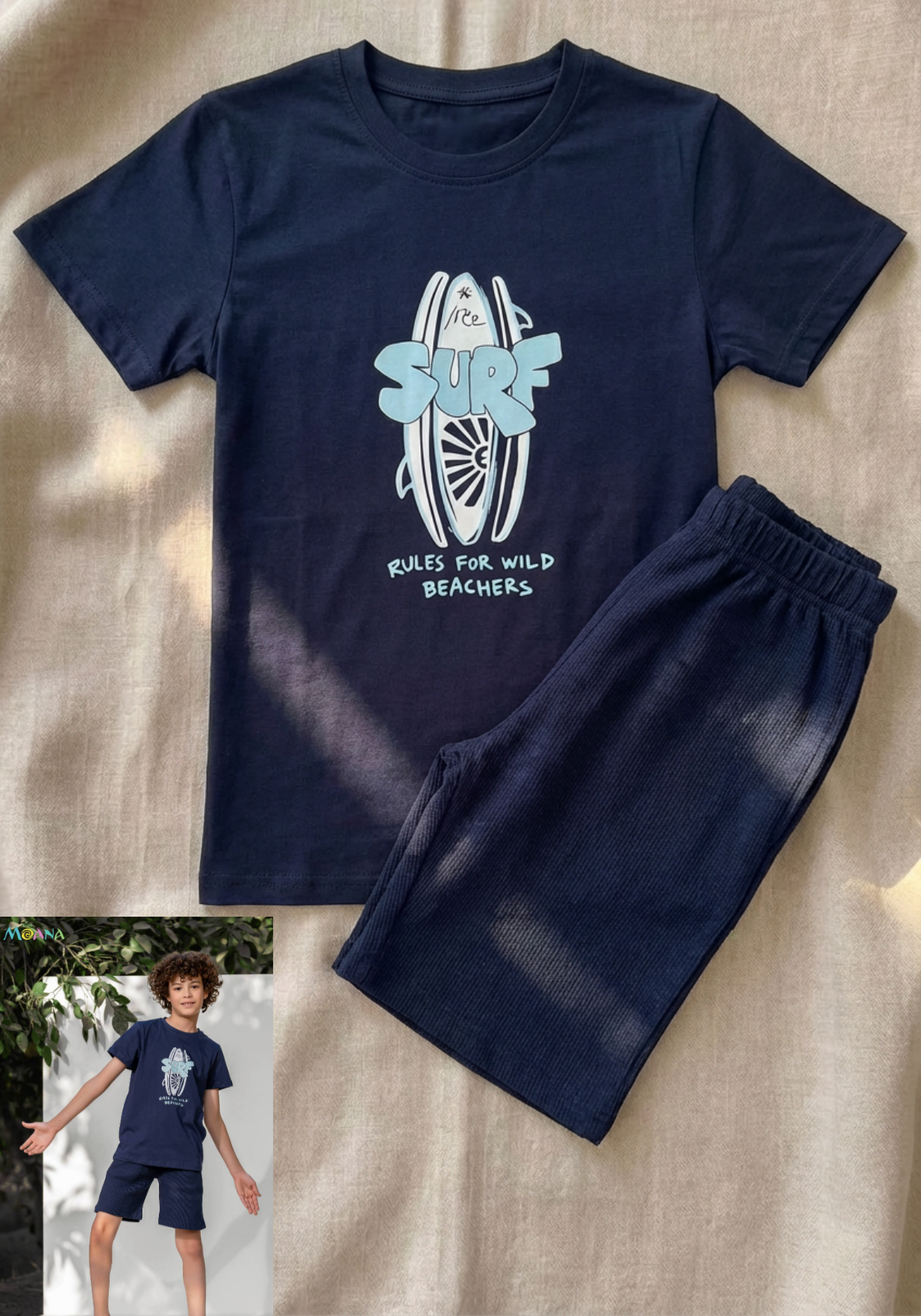 Summer boy pajama moana 1586-2586
