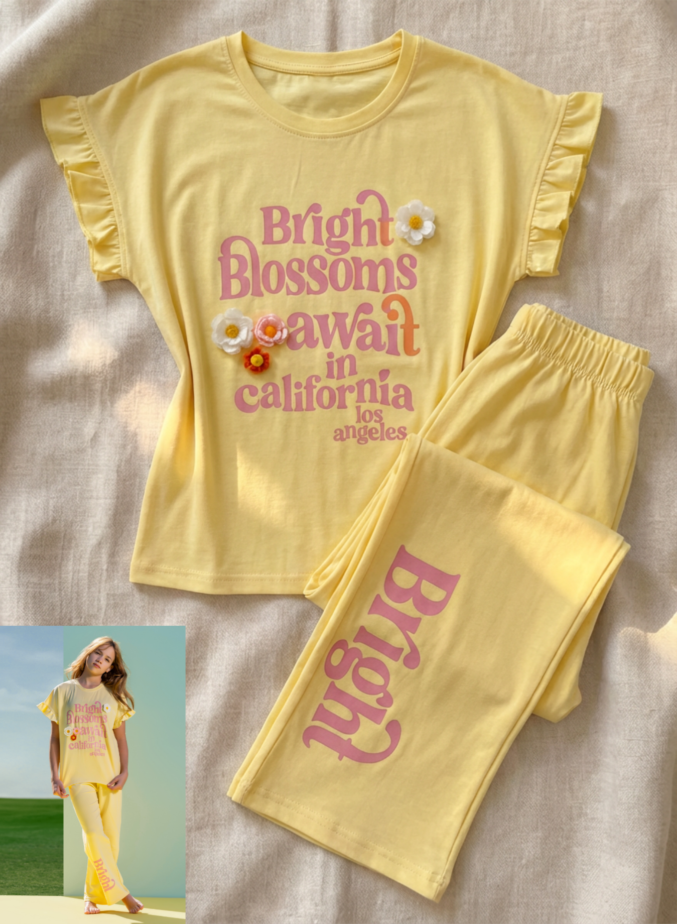 Summer girl pajama moana 3214-4214