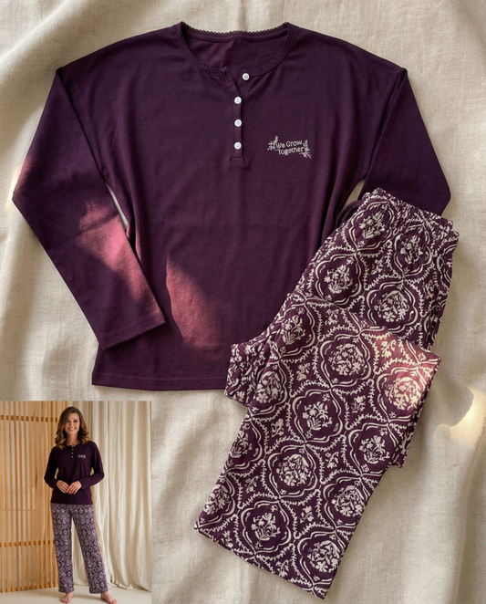 Summer women pajama mimo long sleeves 2019