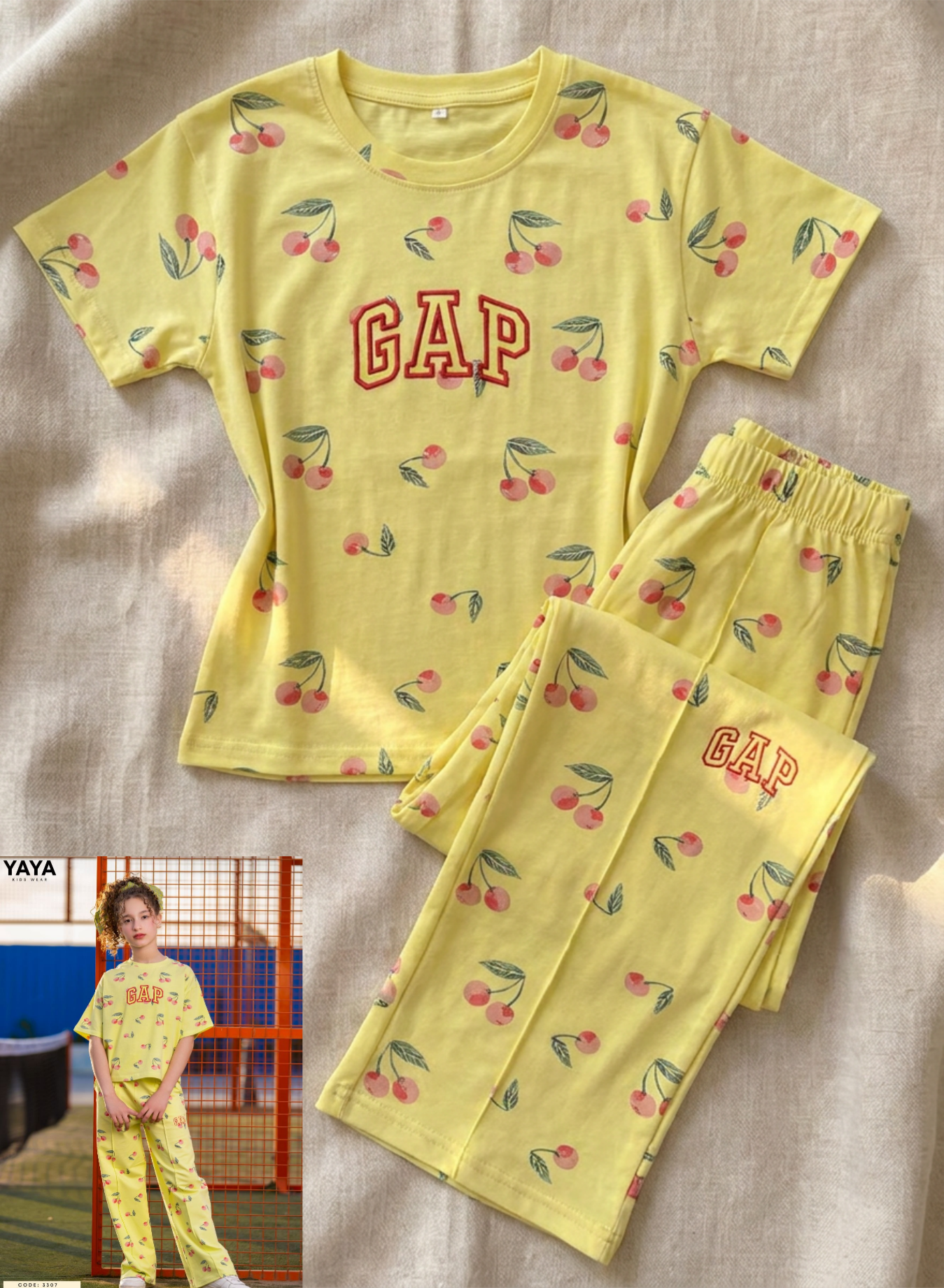 Summer girl pajama yaya 3307-4307