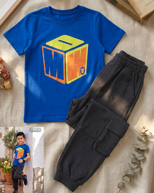 Summer boy pajama smile 1442-2442