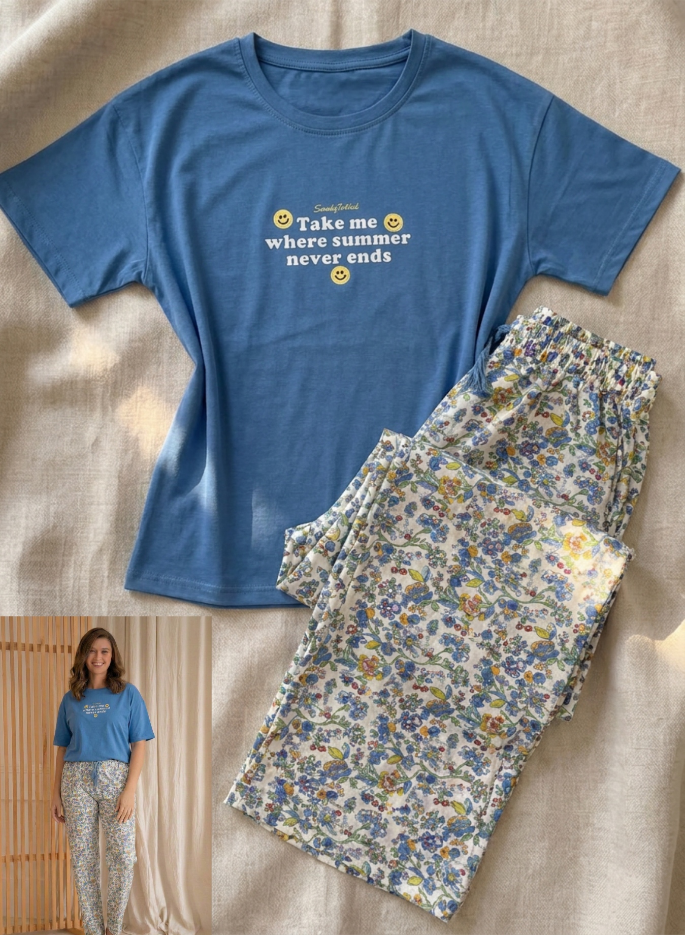 Summer women pajama yaya pant 1573