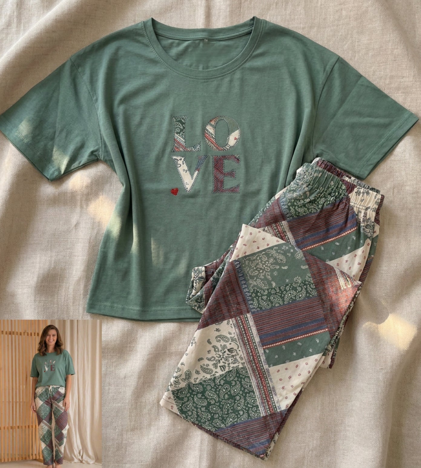 Summer women pajama yaya pant 1590