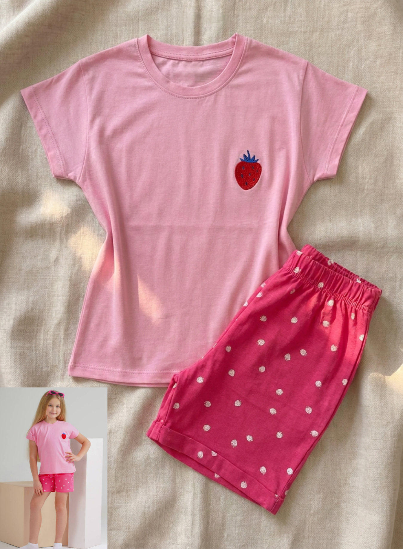 Summer girl pajama moana 3257-4257 short