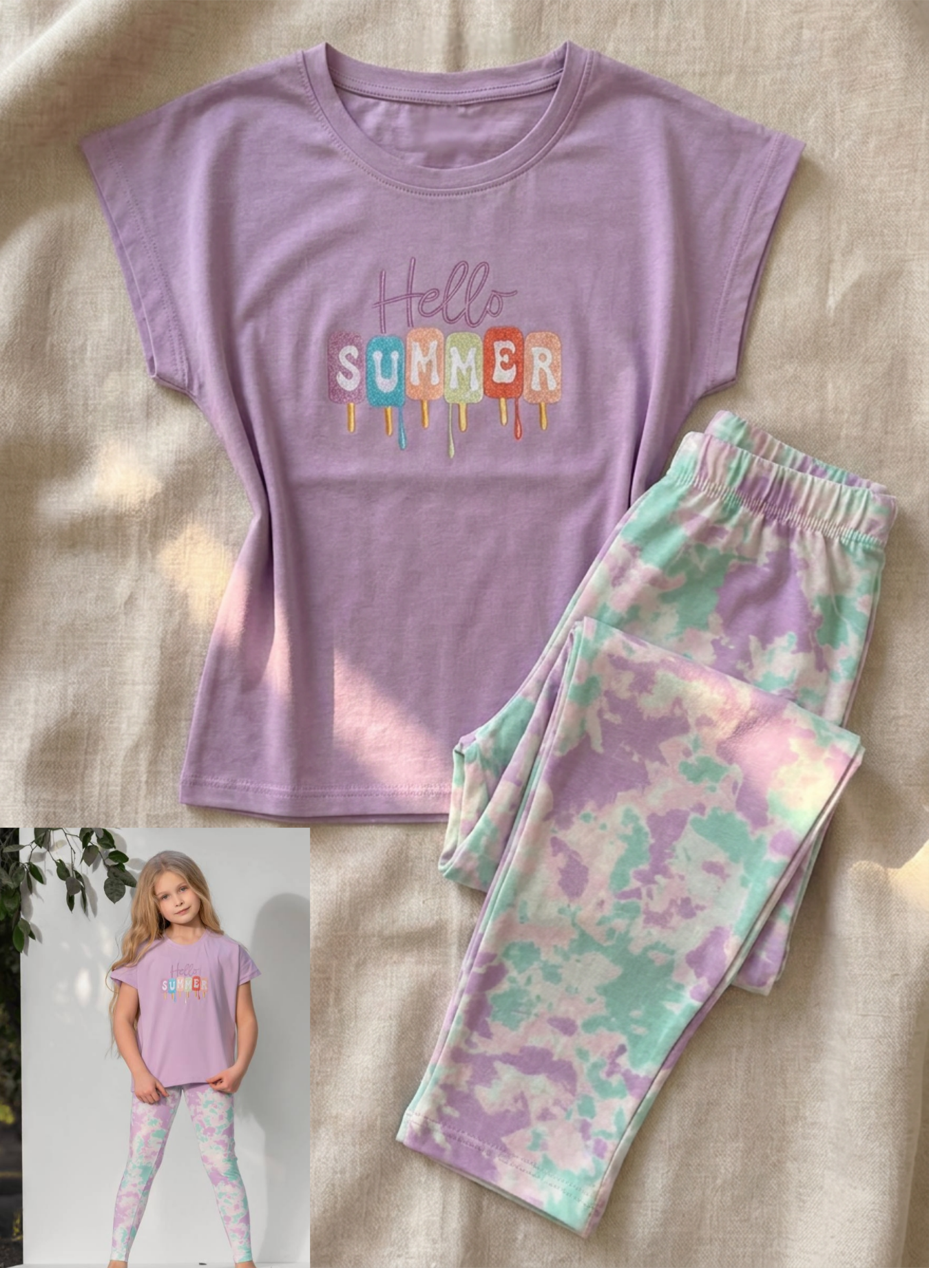 Summer girl pajama moana 3224-4224