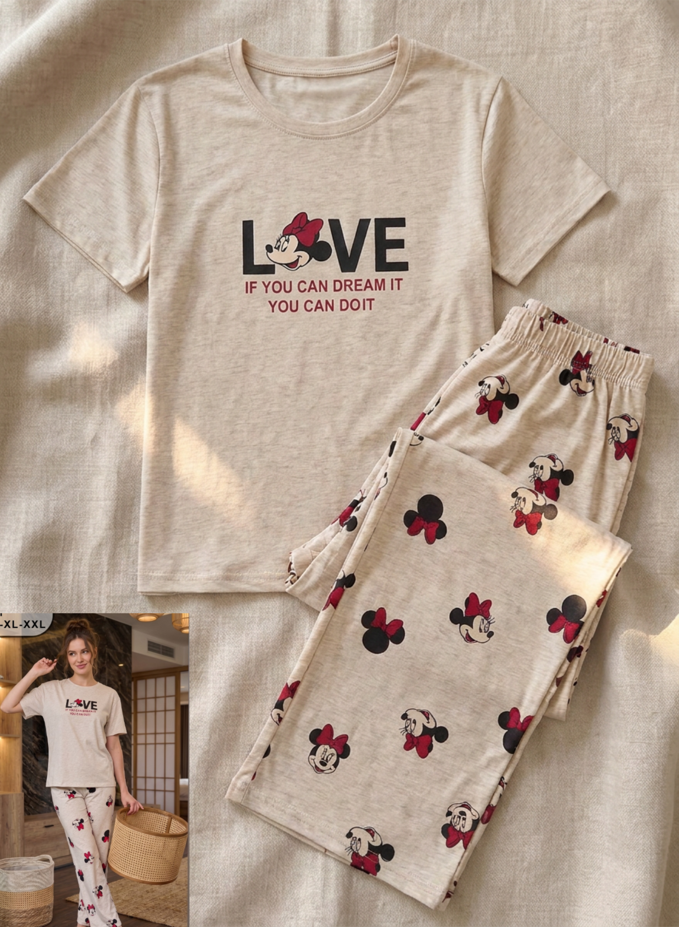 Summer women pajama smile pant 6141