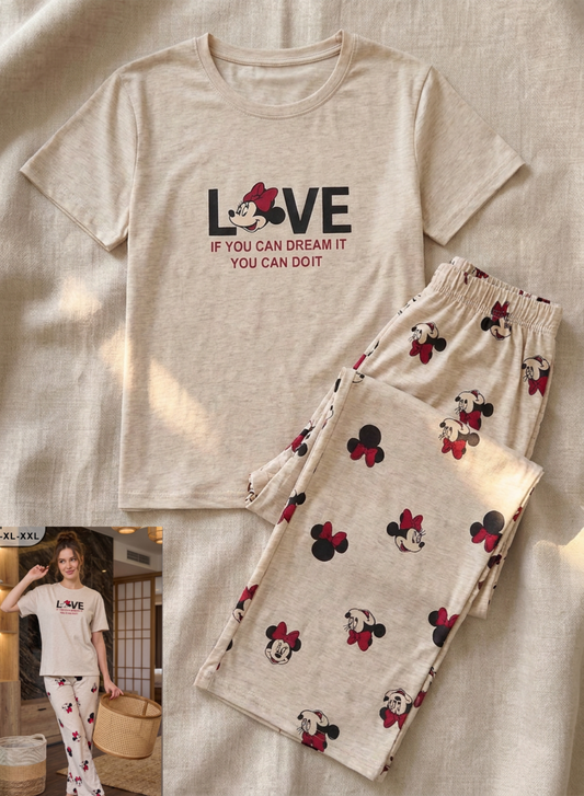 Summer women pajama smile pant 6141