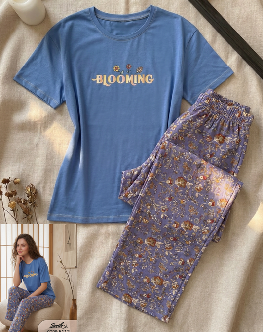 Summer women pajama smile pant 6112