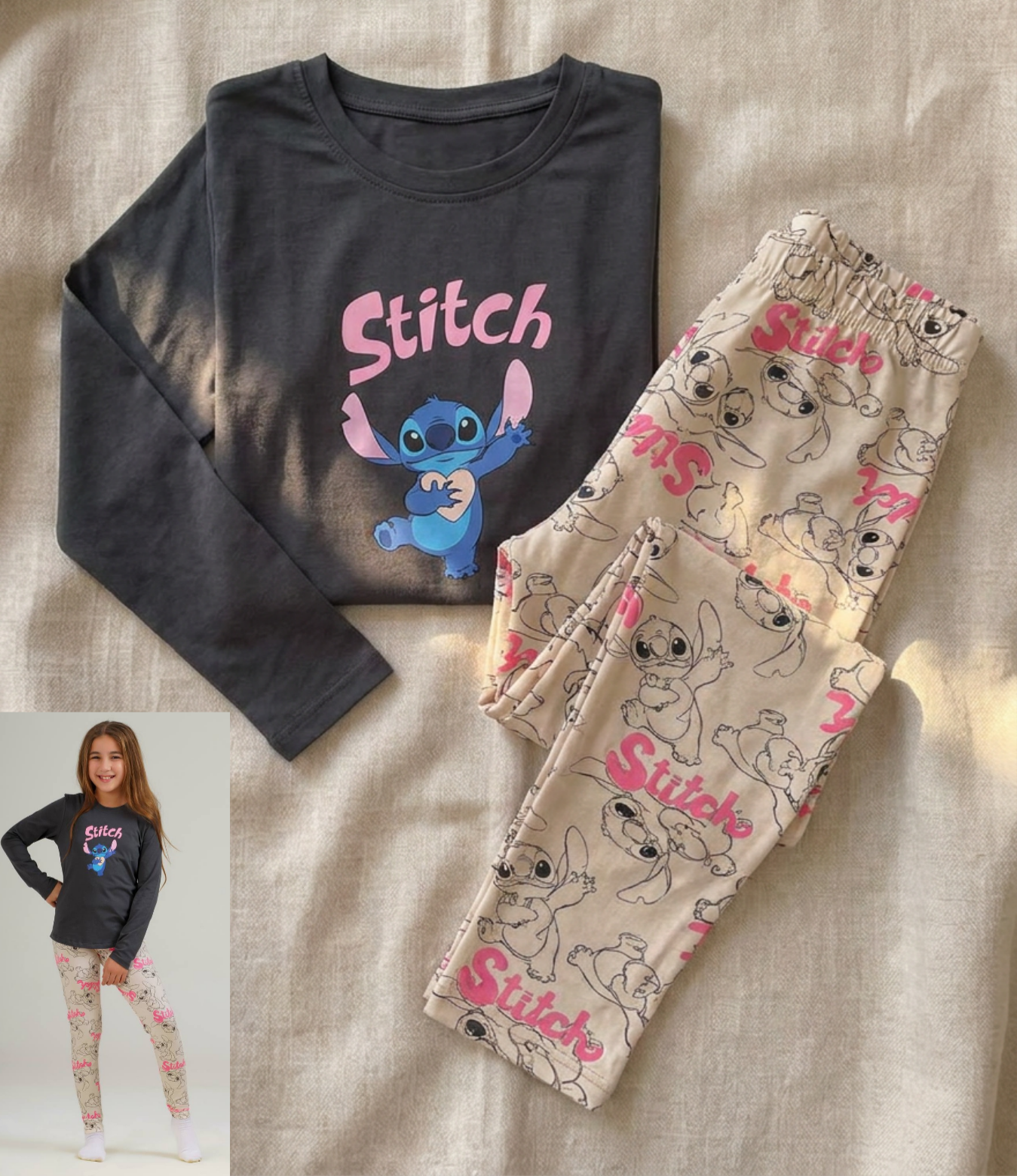 Summer girl pajama moana 3276-4276 long sleeves